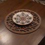 Hermia Juego de Salvamanteles de Madera Coral - Wenge (6 Piezas)